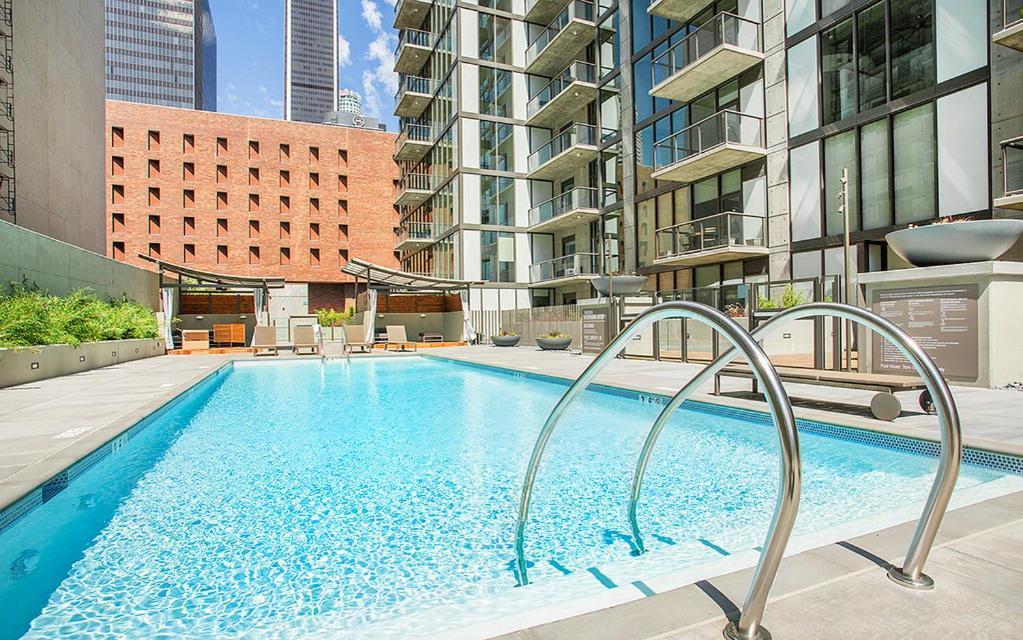 2 Bed 2 Bath Contemporary High Rise Dtla Living Apartment Los Angeles Exterior foto